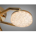 Стельова LED люстра золото 32W пульт димер Diasha 9358/3GD