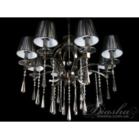 Люстра подвесная с абажурами современная Diasha 6306/8