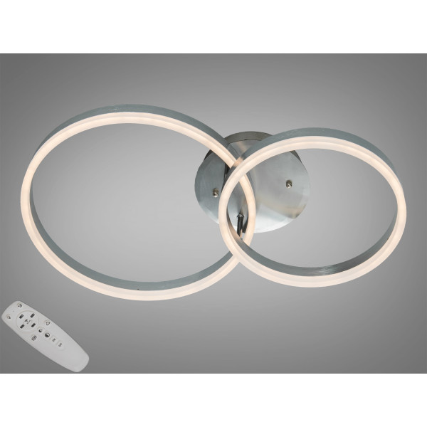 Люстра Diasha кільця матовий хром 50W пульт Diasha 2539NEWHRdimmer