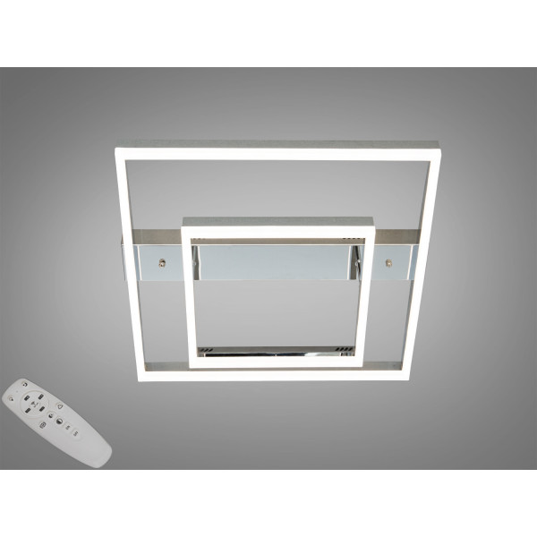 Люстра стельова LED Diasha хром 72W пульт квадрати Diasha 2547HRdimmer