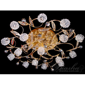 Галогенна люстра зі світлодіодною підсвіткою  Diasha 8296/16HRA