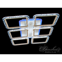 Люстра потолочная светодиодная LED с пультом Diasha QX2518/6L WH LED 3color dimmer 