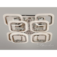 Светодиодная люстра потолочная с пультом управления Diasha HAS8060/4+4HR LED 3color dimmer 