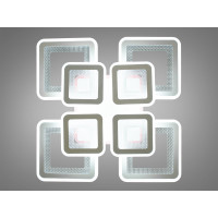 Стельова світлодіодна люстра з диммером 160W Diasha N3001/4+4WHLED3colordimmer