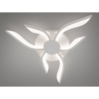 Стельова led люстра кільця з пультом, диммером, підсвіткою, 40W, чорна Diasha 2481/3+3WHLED3colordimmer