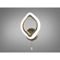 Настінний приліжковий діодний світильник, 10W, золотий світильник Diasha A8073/1G Настінний приліжковий діодний світильник, 10W, золотий світильник Diasha A8073/1G