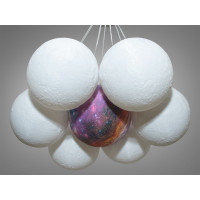 Люстра декоративная подвесная Diasha H8008-7HR