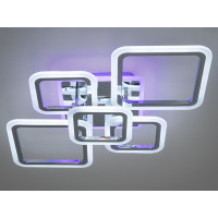 Світлодіодна люстра смарт світильник з пультом, 80W, золото Diasha A8160/2+3HRLED3colordimmer