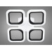 Люстры лед Diasha AS8060/4BK dimmer-2.4G