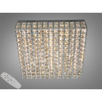 Люстра стельова Diasha кришталева LED хром 82W Diasha 7733/500x500CH
