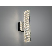Бра настінне LED кришталеве хром 8 Вт Diasha D88010/B-320CH