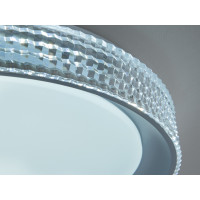 Люстра LED Diasha 46Вт біла сіра 8м² Diasha 862D/400GR