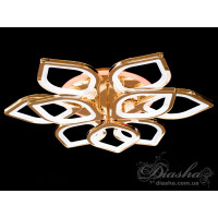 Cветодиодная люстра Diasha 8073/6+3G LED 3color dimmer