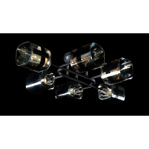 Люстра с плафонами  L6938B/6 (BLK+CR) Splendid-Ray
260802