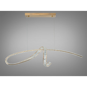 Підвісна люстра Diasha золото кришталь 80 Вт Diasha D8966/1200G
