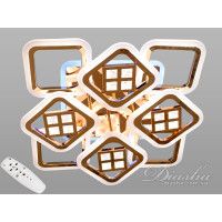Светодиодная люстра Diasha 130Вт AS8190/4+4G LED 3color dimmer 