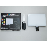 Прожектор для відеозйомки з пультом, без штатива, живлення 220В Diasha SL-A101RGB