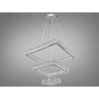 Люстра хрусталбная в зал 80W Diasha 7220-3A/500+350+200