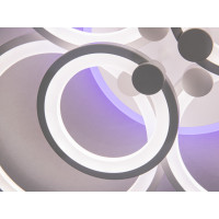 Потолочная светодиодная люстра с пультом управления Diasha 8022/6WHLED3colordimmer