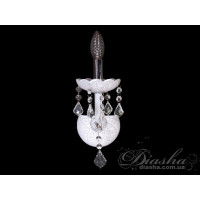 Акційна пропозиція!!! Елегантне, класичне бра з білого скла Diasha N8003/1WHRW