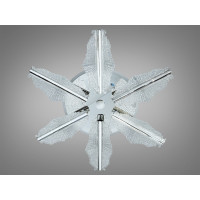Люстра стельова Diasha хром LED 98W пульт димер Diasha 25106/6HRLED3colordimmer