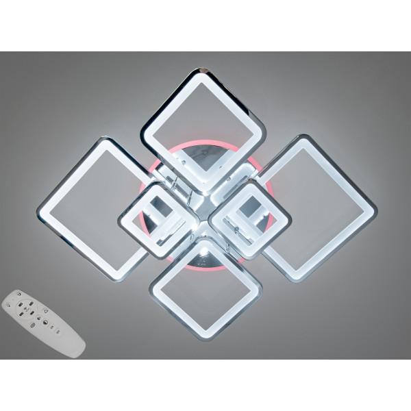 Світлодіодна люстра Серія 8060 золото 150W пульт димер Diasha 8160/6HRLED3colordimmer