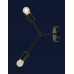 Бра светильник в стиле лофт Levistella 761LW171-2 BK
