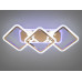 LED люстра під стелю з пультом, підсвіткою, 75W, хром Diasha A8160/2+1GLED3colordimmer