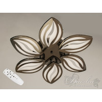 Люстра в спальню светодиодная с пультом Diasha 8092/6BHR LED 3color dimmer  