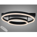 Стельова LED люстра 3 кільця 60Вт матовий хром Diasha 2537BKdimmer