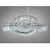 Кришталева світлодіодна люстра-підвіс, 60W Diasha MD6027/600+400HR