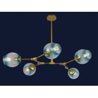 Люстра молекула Levistella 752L7731-5 GD+BL