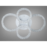 Люстра стельова кільця Diasha біла LED 106 Вт  Diasha MX78202/2+2WH