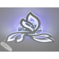 Сучасна LED люстра з пультом, дімером і підсвічуванням, 55W, хром Diasha 8165/3HRLED3colordimmer Сучасна LED люстра з пультом, дімером і підсвічуванням, 55W, хром Diasha 8165/3HRLED3colordimmer