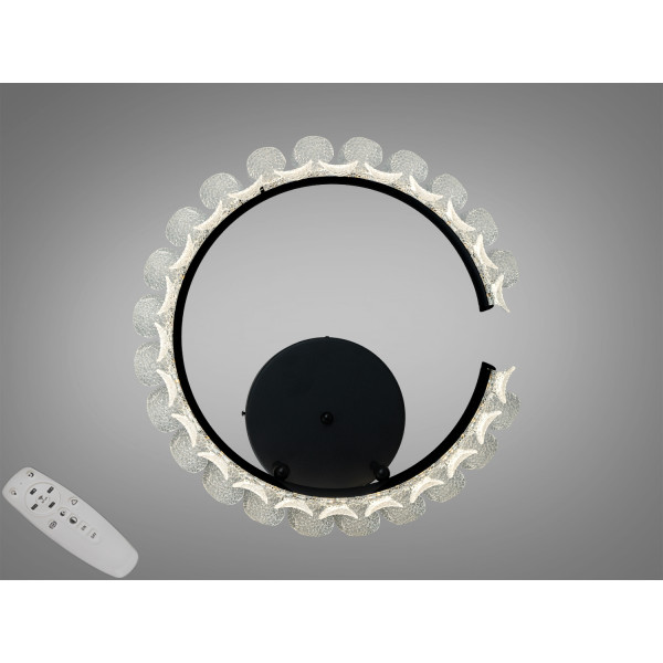 Стельова люстра LED чорна 50 Вт з пультом Diasha 2511/500BK Стельова люстра LED чорна 50 Вт з пультом Diasha 2511/500BK