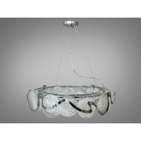 Люстра подвесная со стеклом в стиле модерн для большой комнаты Diasha 18037-800HR