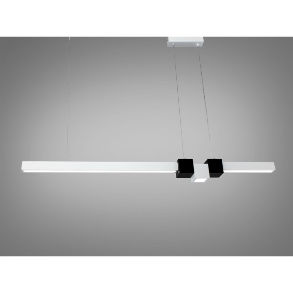 Підвісна LED люстра Diasha чорна 58 Вт 10 м² Diasha 7528/1000WH