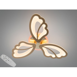 Стельова люстра LED біла 50Вт пульт 3 модулі Diasha 8166/3GLED3colordimmer