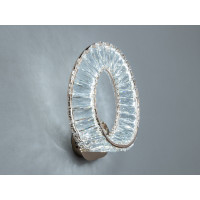 Настінний кришталевий LED бра 42 Вт золото Diasha 548/1G