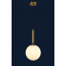 Светильник люстра подвесная в стиле лофт шар Levistella  9163520-1 BRZ+WH