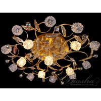 Галогенна люстра зі світлодіодною підсвіткою  Diasha 8296/16HRA