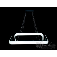 LED люстра подвесная с  диммерным пультом Diasha 8102-700*400+600*250BK dimmer