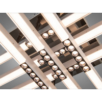 Стельова LED-люстра Diasha білий білий 60Вт пульт Diasha 2532WH+BKdimmer