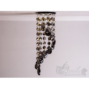 Точковий світильник із кришталевими підвісками Diasha 6013CCH-SM