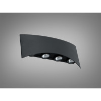 Світильник LED фасадний Diasha чорний 4W 4 промені Diasha DFB-2325-8ABK