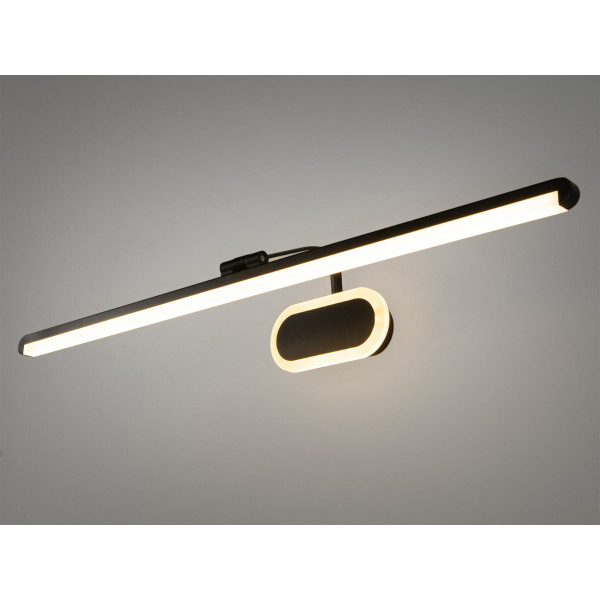 Лед підсвітка для зеркал і картин, 24W, чорний Diasha 8778/XL