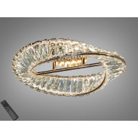 Вишукана світлодіодна люстра із кришталю , 72 Вт, золото Diasha 562/400G