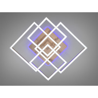 Світлодіодна стельова люстра 7001GLED золото з дистанційним керуванням Diasha 7001GLED3colordimmer