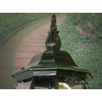 Уличный светильник садовый фонарь Diasha DJ047-Y2 GN 