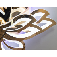 Светодиодная люстра в зал 140W Diasha 8165/6+3GLED3colordimmer